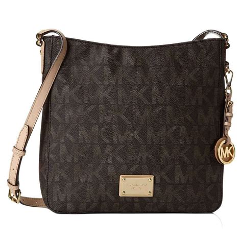 michael kors logo large brown crossbody bags|Michael Kors burgundy crossbody bag.